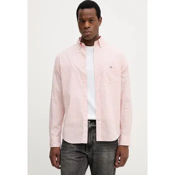 Pánská košile Bavlněná košile Gant 3250149 oranžová 20A, vel. L