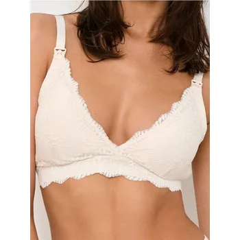 Podprsenka Sinsay - Krajková podprsenka na kojení - krémová - 188FX-01X - 188FX-01X-S