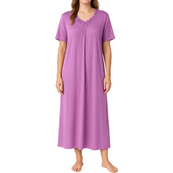 Body Noční košile dlouhá Laděnka 6561 L světle fialová