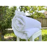 Letní přikrývka z ovčí vlny - 240x220 cm partnerská , Růžová sypkovina