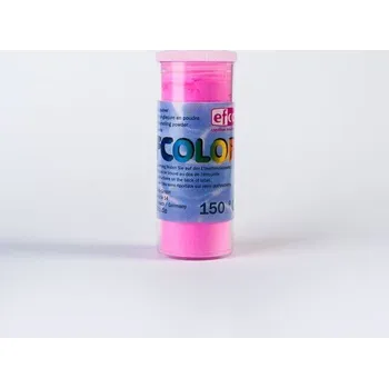 Speciální výtvarná barva Efcolor - Smaltovací prášek, 10 ml - neonově růžový