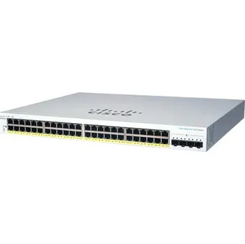 Switch Cisco switch CBS220-48P-4X-UK (48xGbE,4xSFP+,48xPoE+,382W) - REFRESH CBS220-48P-4X-UK-RF
