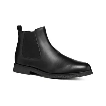 Dámská zimní obuv Geox Kotníková obuv s elastickým prvkem Uomo Claudio U2658A 00043 C9999 Černá 42