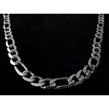 Řetízek Blingstar Řetízek Figaro masiv * š. 8.8 mm * nerez ocel * 2607