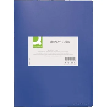 Katalogová kniha Q-Connect - A4, 40 kapes, modrá, 1ks 510.8523