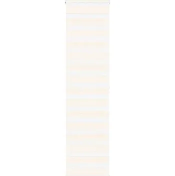 Roleta vidaXL Zebra roleta 55x200 cm šířka látky 50,9 cm polyester [4014772] Barva: Mramorově béžová