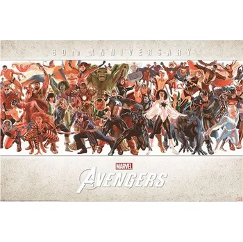 Plakát Marvel Avengers: 60th Anniversary