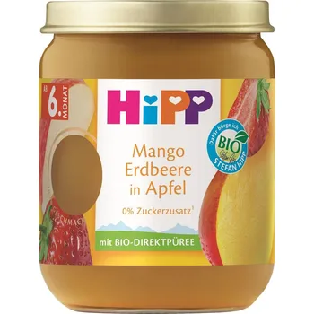 Dětská výživa HiPP BIO Superovoce jablko, mango a jahody od 6. měsíce