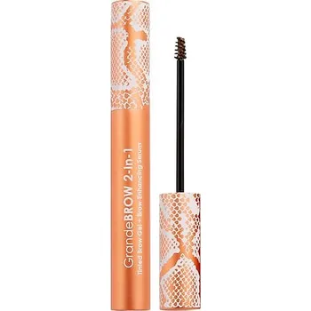 Tužka na obočí 663331-2 Medium - GrandeBROW 2 In 1 Tinted Brow Gel with Brow Enhancing Serum - Gel na obočí - GRANDE COSMETICS