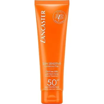 Přípravek na opalování 550092-SUN SENSITIVE OIL FREE BM SPF 50 150ML - SUN SENSITIVE - Tělové mléko bez oleje SPF50 - LANCASTER
