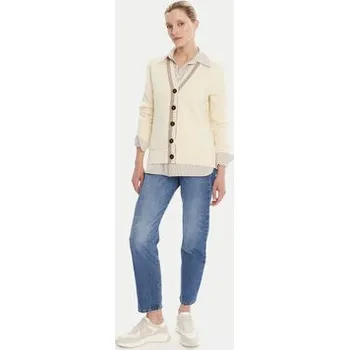 Pánský svetr Gant Kardigan 4805343 Écru Regular Fit M