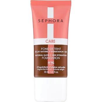 Přípravek na tvář FOUNDATION-20 59 ACAJOU - Care Natural Glow + 10H Hydratation Foundation - Pečující make-up - SEPHORA COLLECTION