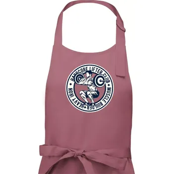 Kuchyňská zástěra Hardcore Lifter heavy iron - Dámská zástěra na vaření - Univerzální velikost ( Starorůžová )