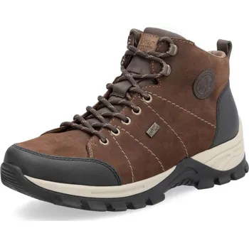 Pánská zimní obuv Pánská kotníková obuv RIEKER F6814-22 hnědá W5 45