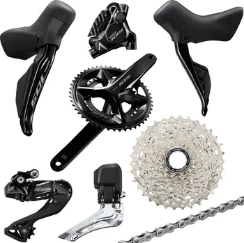 SHIMANO 105 R7170 Di2 Black 12s 175 mm 50/34