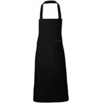 Kuchyňská zástěra Link Kitchen Wear Extra široká klasická dlouhá zástěra na grilování Barva: Černá, Velikost: 90 x 90 cm X999