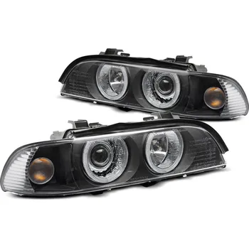 Přední světlomet Přední světla angel eyes BMW E39 D2S xenon 00-03 černá