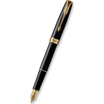 Parker Sonnet Black GT - plnící pero, hrot M