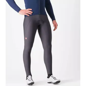 Cyklistické kalhoty CASTELLI Cyklistické kalhoty dlouhé s laclem - ESPRESSO - šedá