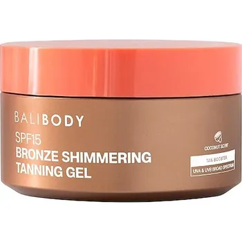 Samoopalovací přípravek 767407-SUNCARE SHIMMERING TANNING GEL SPF 15 - Shimmering Tanning Gel SPF 15 – Zářivý opalovací gel s SPF 15 - BALI BODY