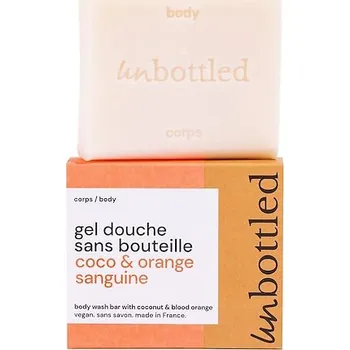 Sprchový gel 727829-SHOWER BAR - Coco & Orange Sanguine - Gel Douche Sans Bouteille – Kokos a krvavý pomeranč - UNBOTTLED