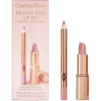 Přípravek na rty 747819-PILLOW TALK DUO FAIR- RETAIL TRAVEL - Pillow Talk Duo Set – Sada pro rty - CHARLOTTE TILBURY