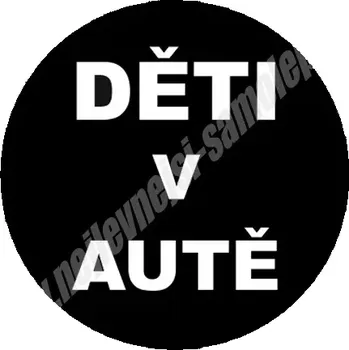 samolepka Samolepka Děti v autě