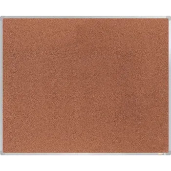 Kancelářský nábytek boardOK Korková tabule s hliníkovým rámem 150 × 120 cm, stříbrný rám
