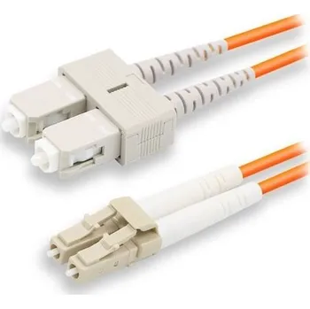 Síťový kabel XtendLan FO patch LC-SC 1m 62,5/125 duplex FOP-LCSC-D-1-625-OM1