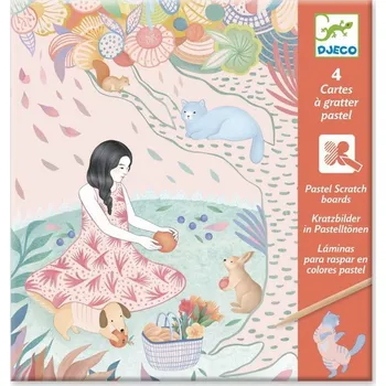 vyškrabávací obrázek Djeco Vyškrabávací obrázky Lesní víla