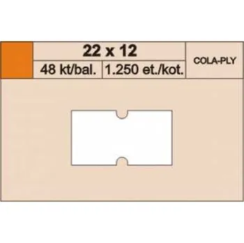 Speciální papír Cenové etikety 22x12 cola ply žluté,rychlé dodání