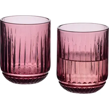 Sklenice Sada 4 ks sklenic ELISE 260 ml fialová