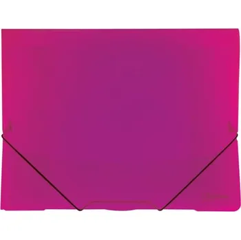 Karton P+P Desky s chlopn.a gumičk.Opaline,A4,plast.,růž,1 ks