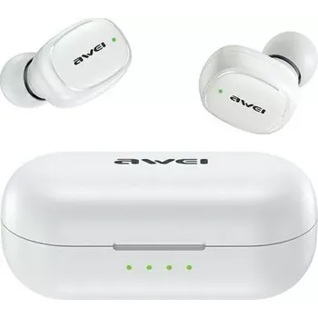Sluchátka bezdrátová sluchátka awei t13 pro tws (bluetooth 5.1) bílá
