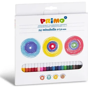 Pastelka Pastelky PRIMO MINABELLA, tuha průměr 3,8 mm, 24 ks
