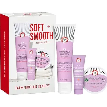 Kosmetická sada 772081-SET SOFT + SMOOTH STARTER KIT - Soft + Smooth Starter Kit – Sada pro hebkou a hladkou pokožku - FIRST AID BEAUTY