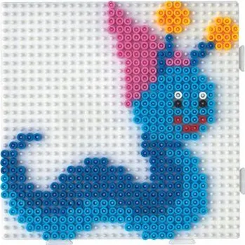 Dětské navlékací korálky Hama podložka MIDI - napojovací čtverec