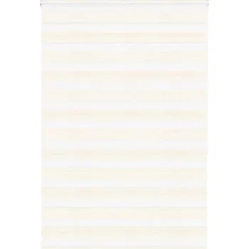 vidaXL Zebra roleta 120x200 cm šířka látky 115,9 cm polyester [4014785] Barva: Mramorově béžová