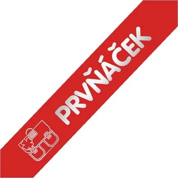 Party dekorace Šerpa - PRVŇÁČEK - červená