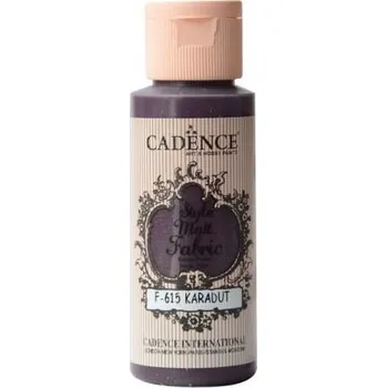 Speciální výtvarná barva Barva na textil Cadence Style Matt Fabric, 59 ml - morušová fialová