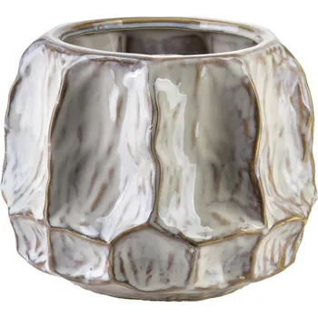 Váza Keramická váza Divine 15 cm krémová