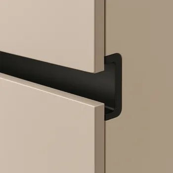Paradox Úchytkový profil za dvířka OLYMP - C / Černá matná 3 m