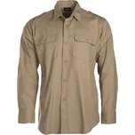 Košile TROPICAL na knoflíky KHAKI - 3XL