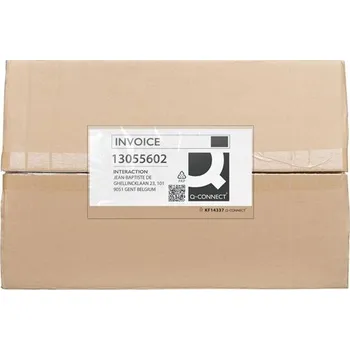 Q-Connect Samolep.kapsy na zásilky Q-C DL, průhledné, 1000ks