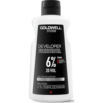 Vlasová regenerace Goldwell System Colour-ServiceKrémové mléko pro vývojáře 6% 1000 ml (366,00 Kč / 1 l)