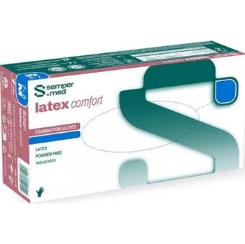 Pracovní rukavice Rukavice Sempermed latex comfort bez pudru vel. XS 100 ks