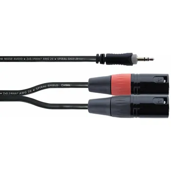 Příslušenství ke zvukové technice Cordial EY 1 WMM 1 m Audio kabel