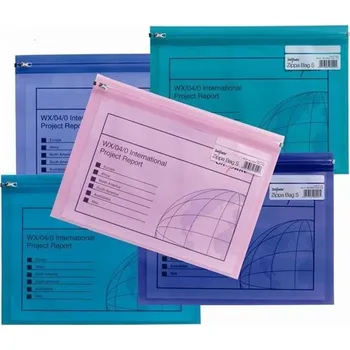 Zipová obálka Snopake - A4, mix barev, 1 ks