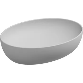 Umyvadlo Umyvadlo na desku Easy 55 keramické, bílé matné, 55x42 cm, EALAVOV55001