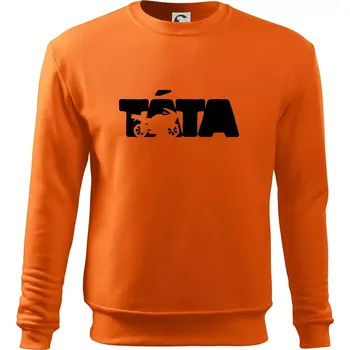 Pánská mikina Táta nápis - motorka supersport - Mikina Essential pánská - S ( Oranžová )